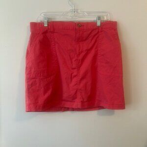 Lee Orange Reg Fit Mid Rise skort, size 16M